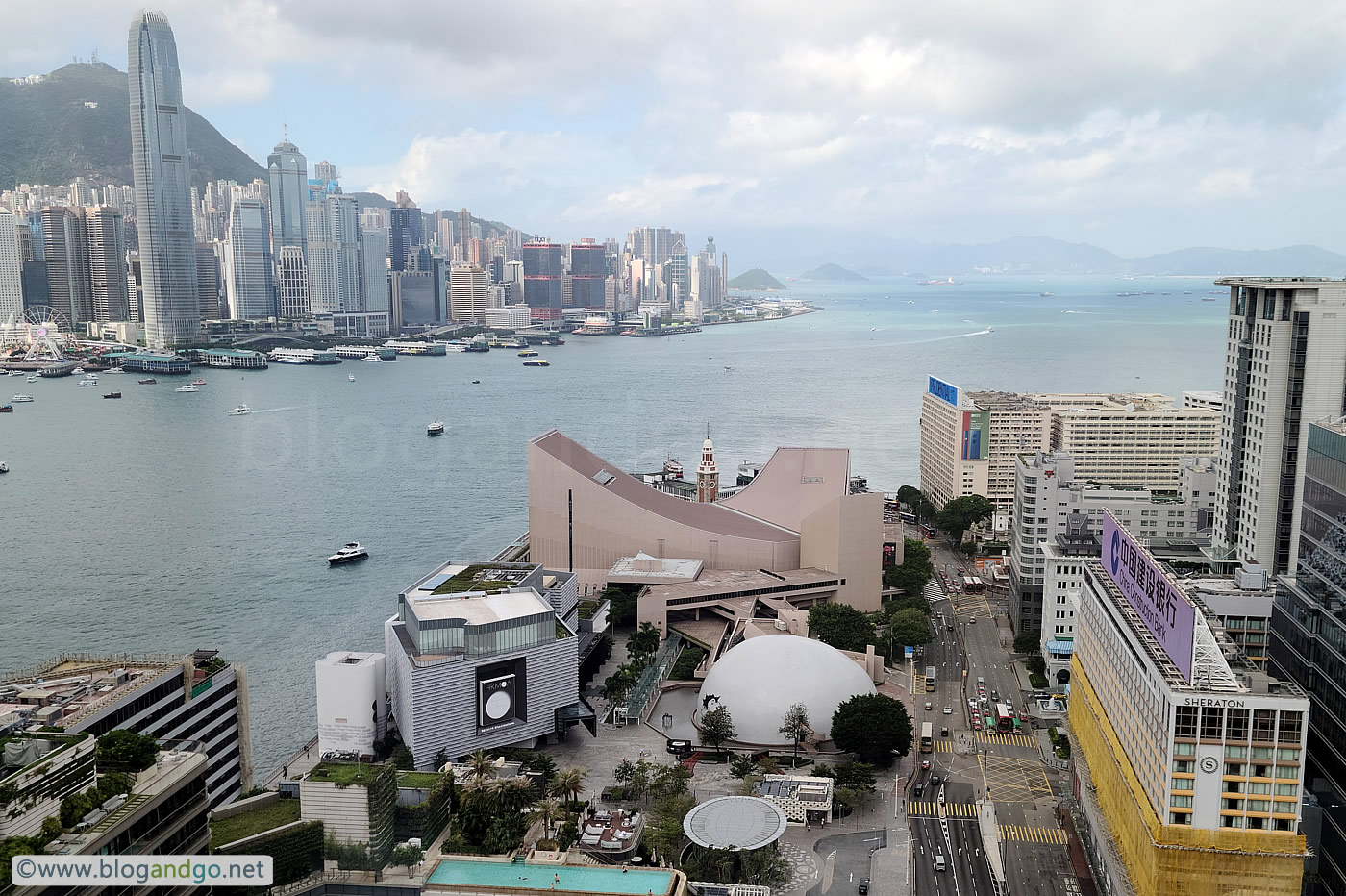 Victoria Harbour From TST (22 Oct, 2022) 